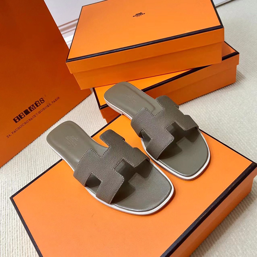 에르메스 올수공 오란 슬리퍼 샌들 앱송 42